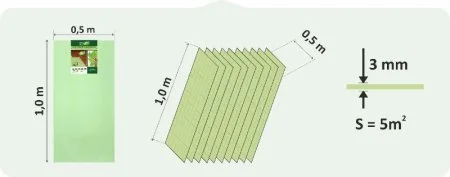 Подложка Солид 3мм листовая (5м2) в Дзержинске