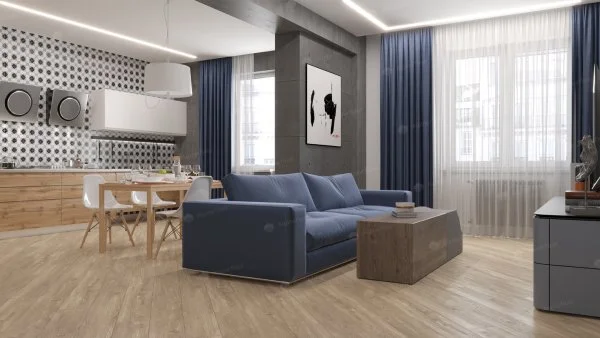 Кварц-виниловая плитка Alpine Floor Sequoia Секвойя Коньячная ECO 6-2 3.2 мм. 43 класс в Дзержинске