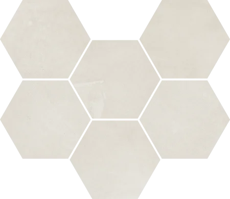 Керамогранит Italon Континуум Полар Мозаика Гексагон (Натуральная 25х29) в Дзержинске