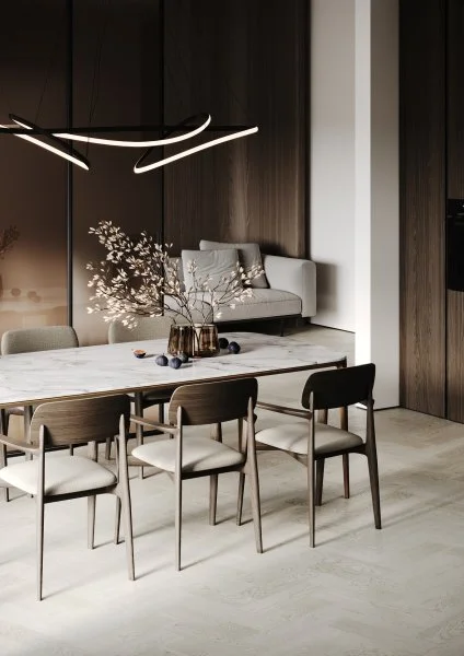 Паркетная доска Quartz Parquet Штучный паркет Дуб Скандинавский 44-1258-57 в Дзержинске