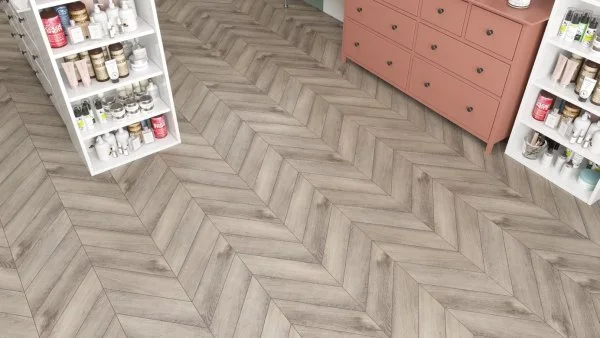 Кварц-виниловая плитка Alpine Floor Chevron Дуб Исида ECO 20-8 (2,5 мм. 43 класс) в Дзержинске