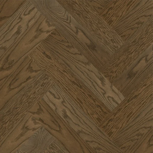 Паркетная доска Quartz Parquet Английская Ёлка Дуб Брауни 33-413 в Дзержинске