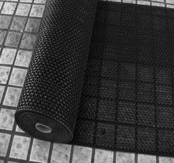 Грязезащитное рулонное покрытие ЗигЗаг Черный 5 мм (0,9 м) Китай в Дзержинске