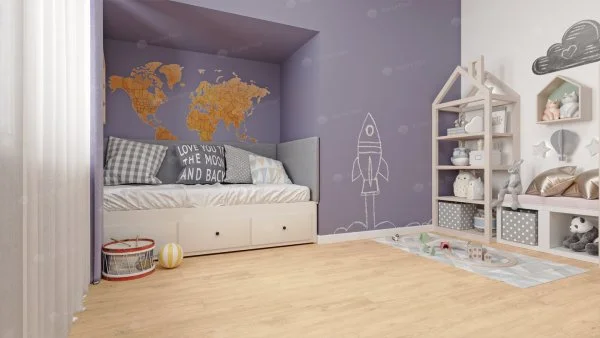 Каменно-полимерная плитка Alpine Floor Classic Дуб Ваниль Селект ECO 106-3, 4мм 43 класс в Дзержинске