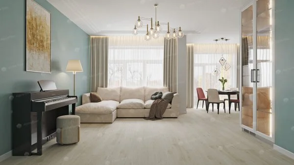 Каменно-полимерная плитка Alpine Floor Solo Модерато ECO 14-11, 3,5 мм 34 класс в Дзержинске