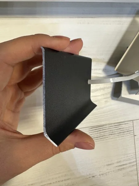 Алюминиевый плинтус Bonkeel ПЛ80 515л Черный (78,5х11,2х2500мм) в Дзержинске