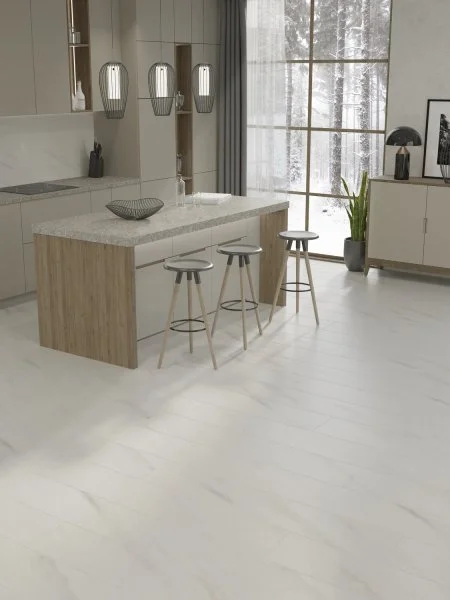 Ламинат Egger PRO 8/33 4V Large Aqua+ Мрамор Леванто белый EPL245 в Дзержинске