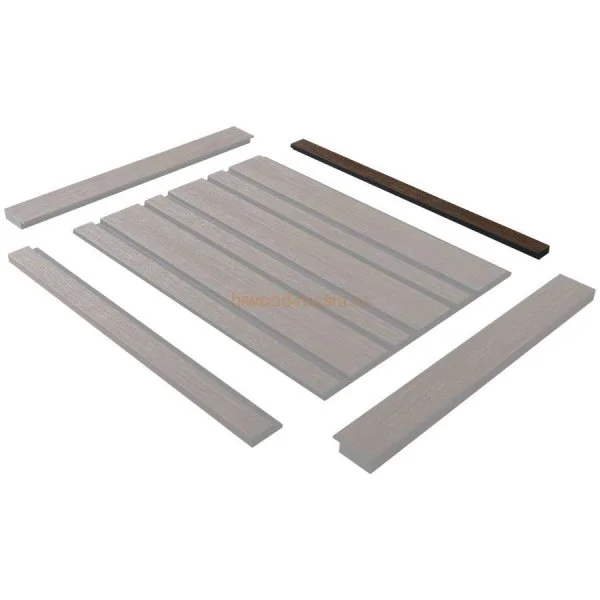 Финишный молдинг LF124B BR396K левый декорированный (31х12х2700мм) в Дзержинске