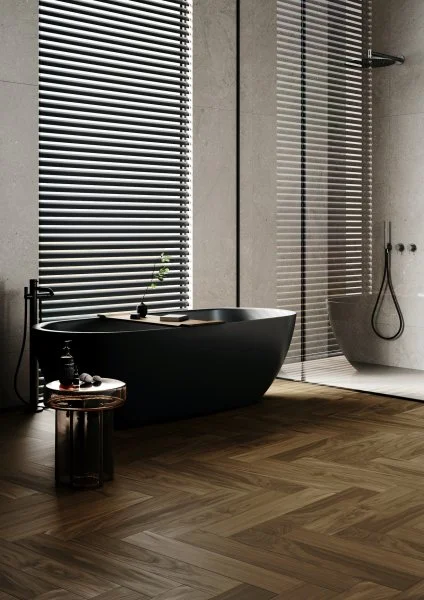 Паркетная доска Quartz Parquet Английская Ёлка Орех Американский 33-400-29 в Дзержинске