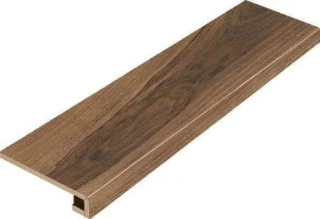 Керамогранит Italon Мезон Волнат ступень угловая правая 330*1200 в Дзержинске