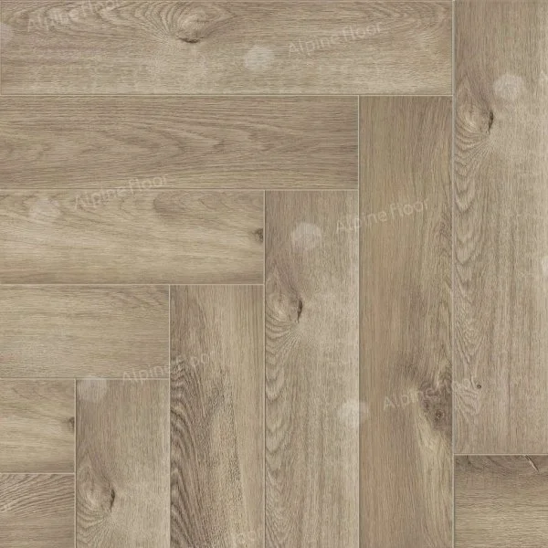 Кварц-виниловая плитка Alpine Floor Parquet Дуб Натуральный Отбеленный ЕСО 16-5 2.5 мм. 43 класс в Дзержинске