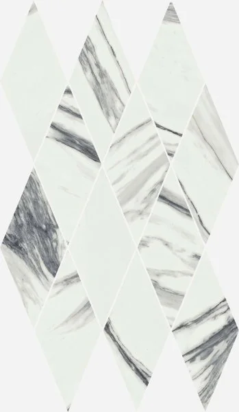 Керамогранит Italon Шарм Делюкс Статуарио Фантастико 28х48 мозаика Даймонд (Люкс) в Дзержинске