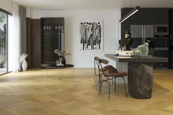 Паркетная доска Quartz Parquet Английская Ёлка Дуб Медовый Раф 33-463 в Дзержинске