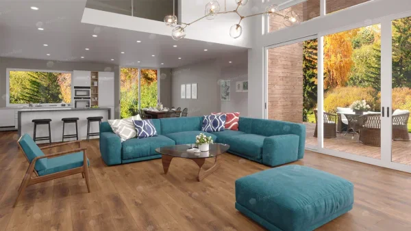 Кварц-виниловая плитка Alpine Floor Premium XL Дуб Насыщенный ЕСО 7-7, 8 мм. 43 класс в Дзержинске