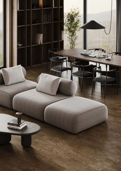 Паркетная доска Quartz Parquet Штучный паркет Дуб Брауни 44-413 в Дзержинске