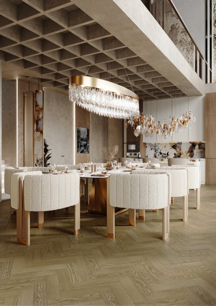 Паркетная доска Quartz Parquet Штучный паркет Дуб Конго 44-1258-54 в #REGION_NAME_DECLINE_PP#