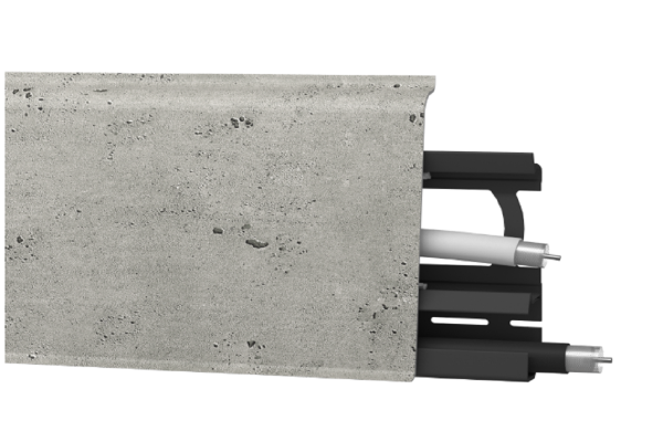 Плинтус пластиковый Arbiton INDO70 133 Оксфорд 2,5 м в #REGION_NAME_DECLINE_PP#